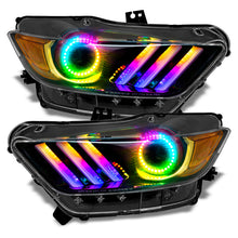 Load image into Gallery viewer, Oracle 15-17 Ford Mustang V6/GT/Shelby Dynamic DRL  w/ Halo Kit - ColorSHIFT - Dynamic SEE WARRANTY