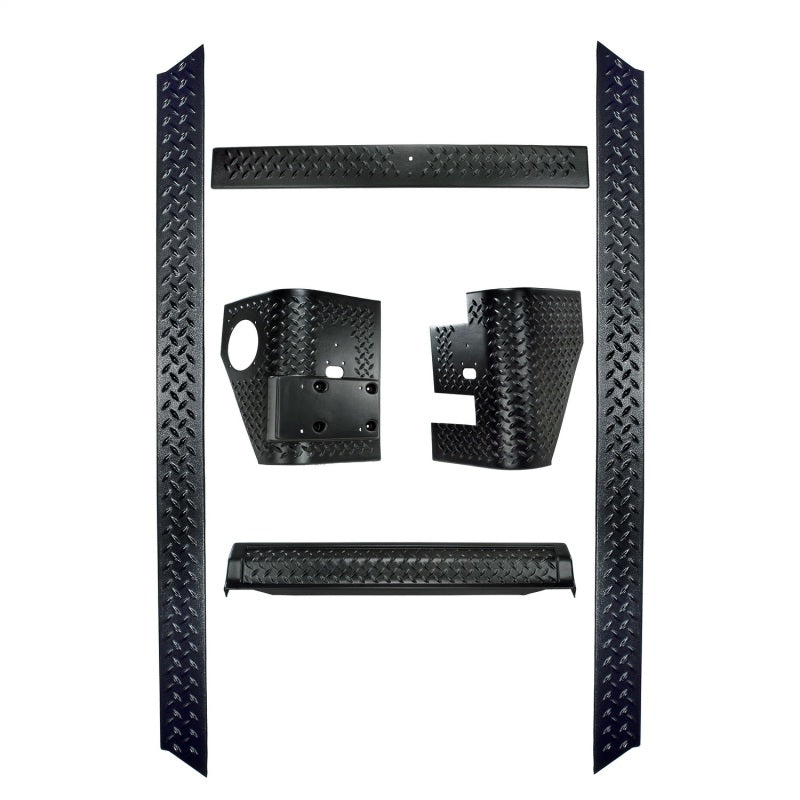 Rugged Ridge 6-Piece Body Armor Kit 97-06 Jeep Wrangler TJ Rugged Ridge