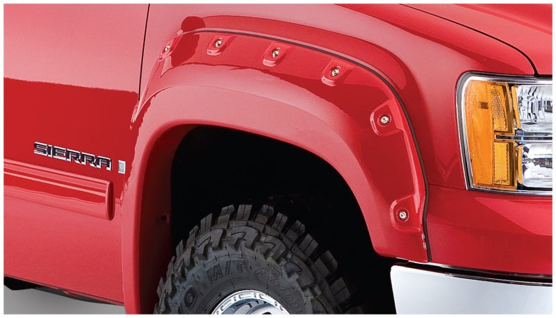 Bushwacker 07-13 GMC Sierra 1500 Boss Pocket Style Flares 2pc - Black Bushwacker