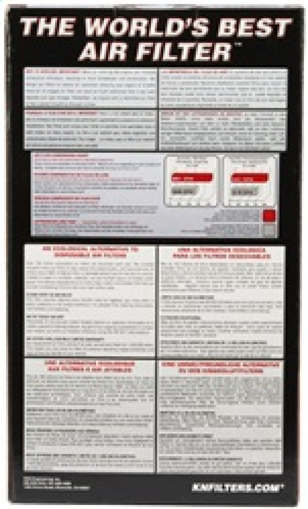 K&N 2012 Mercedes Benz C180 L4-1.6L F/I Replacement Drop In Air Filter K&N Engineering