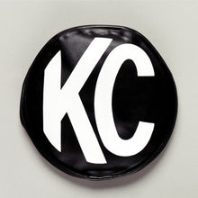 Load image into Gallery viewer, KC HiLiTES 6in. Round Soft Cover (Pair) - Black w/Yellow KC Logo KC HiLiTES