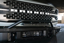 Load image into Gallery viewer, DV8 Offroad 2021-2022 Ford Bronco (Not For Factory Plastic Bumper) Factory Bumper Bull Bar - Black DV8 Offroad