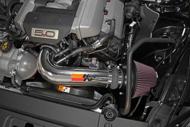 K&N 2015 Ford Mustang GT 5.0L V8 Typhoon Intake Kit K&N Engineering