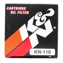 Load image into Gallery viewer, K&amp;N Honda/Husqvarna 1.625in OD x .438in ID x 1.406in H Oil Filter K&amp;N Engineering