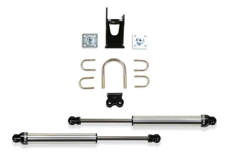 Fabtech 05-21 Ford F250/350 4WD Dual Steering Stabilizer System (Opposing Style) w/DL 2.25 Shocks Fabtech