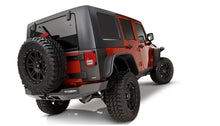 Load image into Gallery viewer, Bushwacker 07-18 Jeep Wrangler Unlimited Flat Style Flares 4pc 4-Door Sport Utility Only - Black Bushwacker