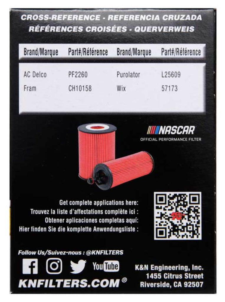 K&N Performance Oil Filter for 06-14 Toyota/Lexus Various Applications K&N Engineering