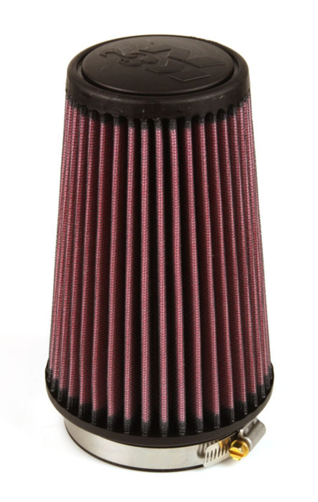 K&N Filter Universal Rubber Filter 3 1/2 inch Flange 4 5/8 inch Base 3 1/2 inch Top 7 inch Height K&N Engineering