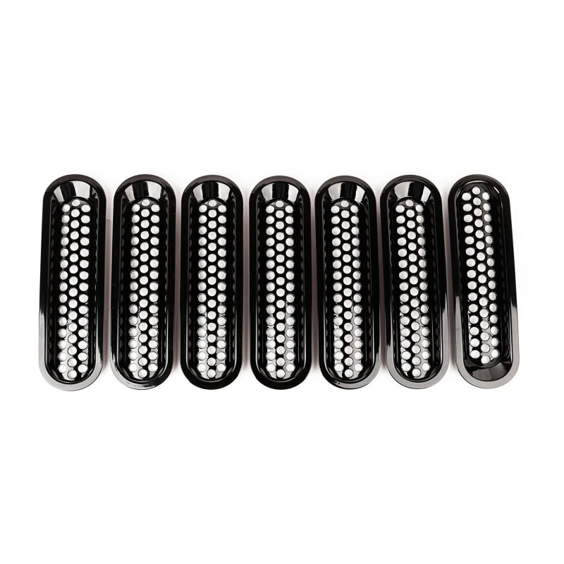 Rugged Ridge Grille Inserts Perforated 07-18 Jeep Wrangler Rugged Ridge