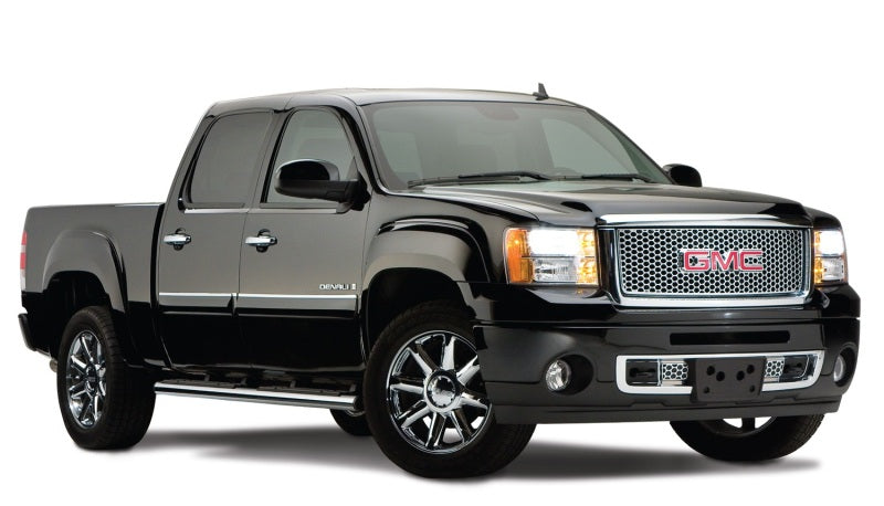 Bushwacker 07-14 GMC Sierra 2500 HD Fleetside OE Style Flares 4pc 78.0/78.7/97.6in Bed - Black Bushwacker