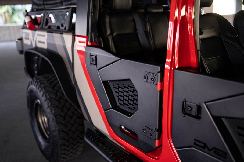 DV8 Offroad 18-22 Jeep Wrangler JL/JT Spec Series Half Doors - Rear Set DV8 Offroad