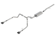Load image into Gallery viewer, Borla 19 Chevrolet Silverado/GMC Sierra 1500 6.2L SS Touring Catback Exhaust - Black Chrome Tips Borla