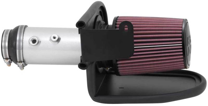 K&N 13-14 Honda Accord 3.5L V6 69 Series Typhoon Air Intake System - Silver Cold Air Intake Kit K&N Engineering