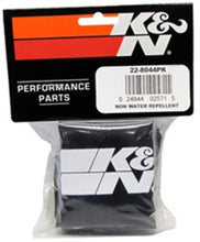 Load image into Gallery viewer, K&amp;N Universal Precharger Round Straight Air Filter Wrap Black 5in ID x 7in Height K&amp;N Engineering