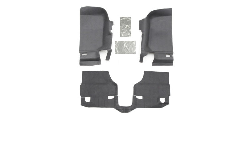 BedRug 11-16 Jeep JK 2Dr Front 3pc BedTred Floor Kit (Incl Heat Shields) BedRug