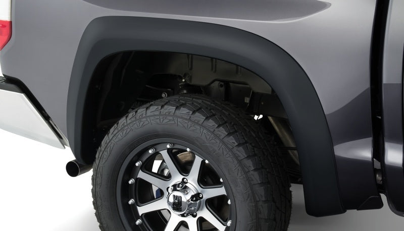 Bushwacker 14-18 Toyota Tundra Fleetside Extend-A-Fender Style Flares 2pc - Black Bushwacker