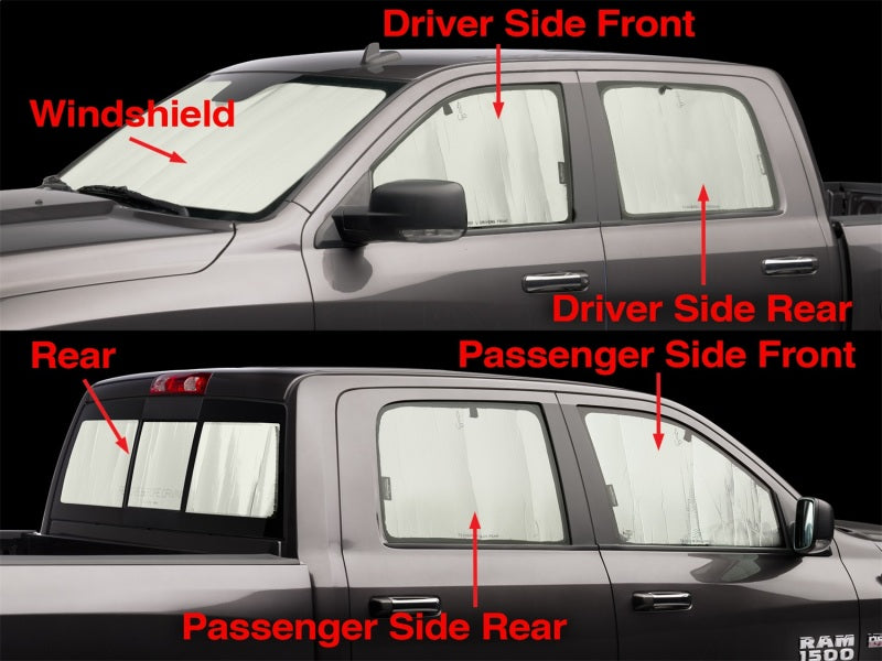 WeatherTech 2009+ Dodge Ram Truck 1500 Crew Cab TechShade Full Vehicle Kit WeatherTech