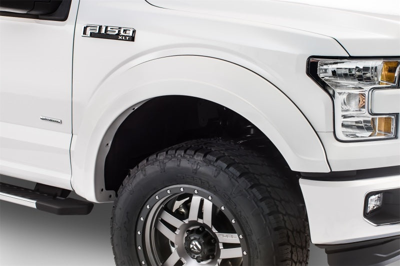 Bushwacker 15-17 Ford F-150 Styleside Extend-A-Fender Style Flares 4pc 67.1/78.9/97.6in Bed - Black Bushwacker