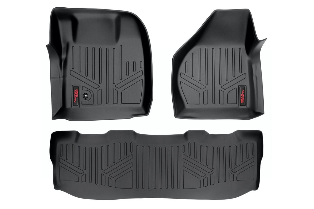 Floor Mats | FR & RR | Crew Cab | Ford F-250/F-350 Super Duty (08-10) Rough Country