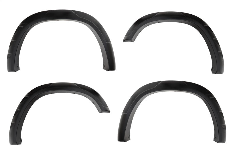 Bushwacker 17-19 Ford F-250 Super Duty w/ 81.8in Bed DRT Style Flares 4pc - Black Bushwacker