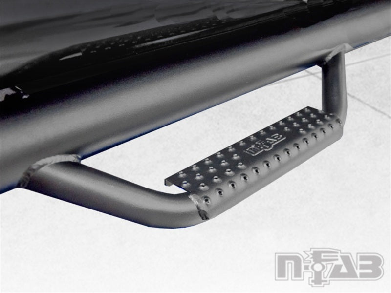 N-Fab Nerf Step 16-17 Toyota Tacoma Access Cab 6ft Bed - Tex. Black - W2W - SRW - 2in N-Fab