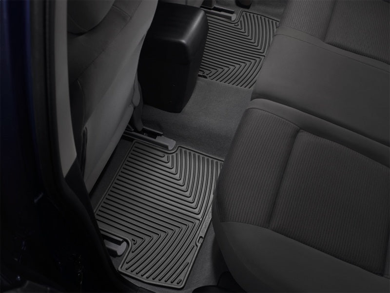 WeatherTech 96 GMC Rally Van Rear Rubber Mats - Black WeatherTech