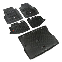 Load image into Gallery viewer, Rugged Ridge Floor Liner Front/Rear/Cargo Black 1997-2006 Jeep Wrangler TJ Rugged Ridge