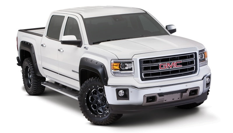 Bushwacker 14-15 GMC Sierra 1500 Pocket Style Flares 4pc - Black Bushwacker