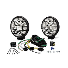 Load image into Gallery viewer, KC HiLiTES Apollo Pro 6in. Halogen Light 100w Fog Beam (Pair Pack System) - Black KC HiLiTES