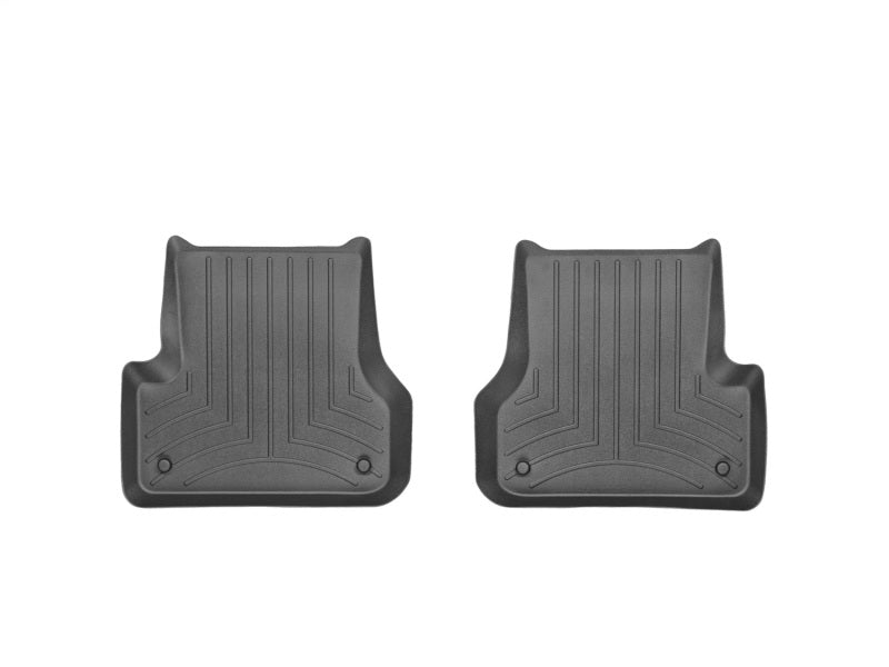 WeatherTech 12+ Audi A6 Rear FloorLiner - Black WeatherTech