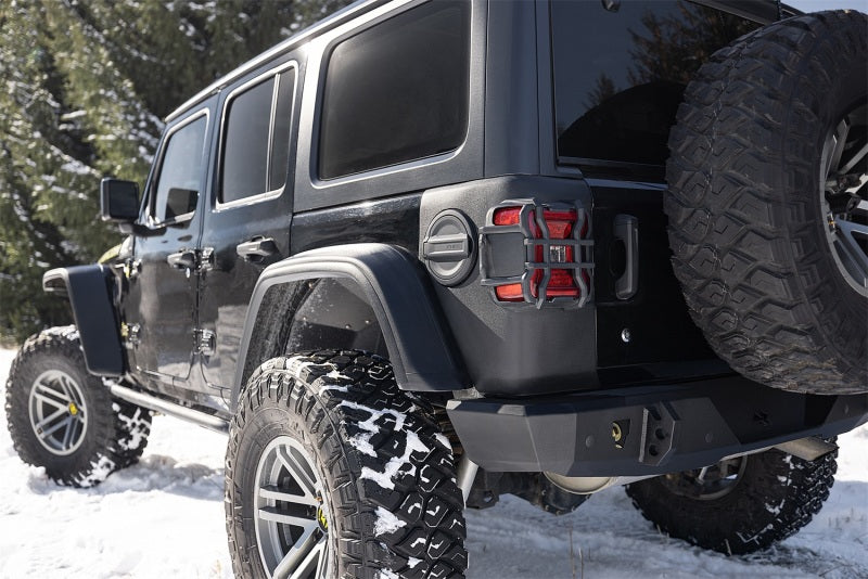 Rugged Ridge Rear Corner Kit Body Armor 18-22 Jeep Wrangler JL/JLU Models Rugged Ridge