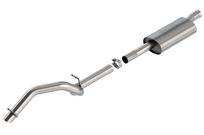 Borla 18-20 Jeep Wrangler JLU 2.0L I4 Climber Turn Down Exit Cat-Back Exhaust Borla