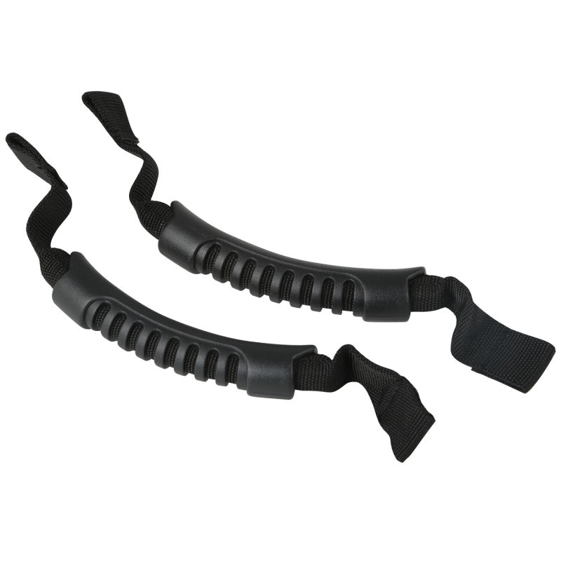 Rugged Ridge Front Headrest Grab Handles Black 07-20 JK/JL/JT Rugged Ridge