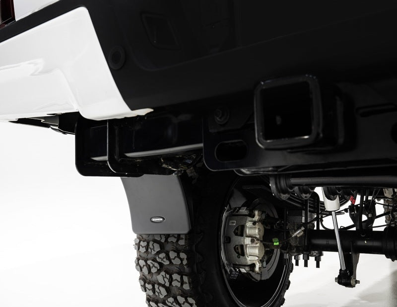 Bushwacker 14-21 Toyota Tundra Trail Armor Rear Mud Flaps (Fits Pocket Style Flare) Bushwacker