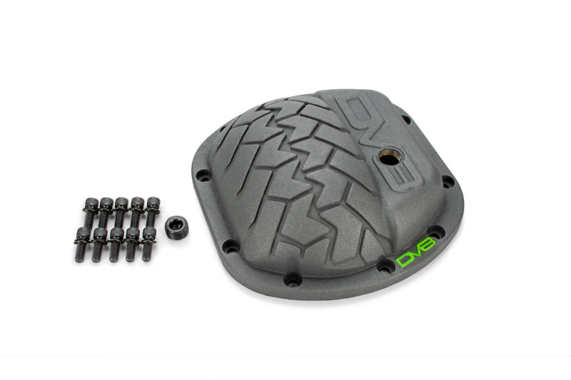 DV8 Offroad HD Dana 35 Diff Cover Cast Iron Gray Powdercoat DV8 Offroad