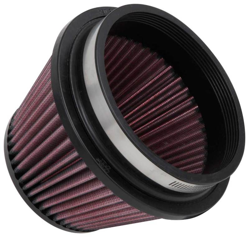 K&N Universal Rubber Filter 5in Flange ID x 6.5in Base OD x 4.5in Top OD x 4.125in Height K&N Engineering