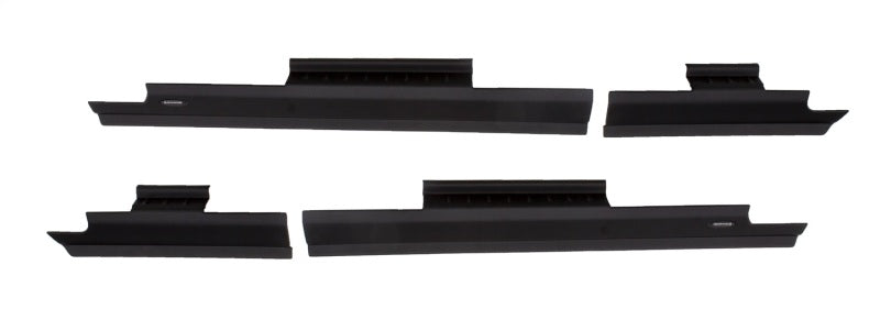 Bushwacker 2018 Jeep Wrangler Unlimited 4-Door Trail Armor Rocker Panel and Sill Plate Cover - Black Bushwacker