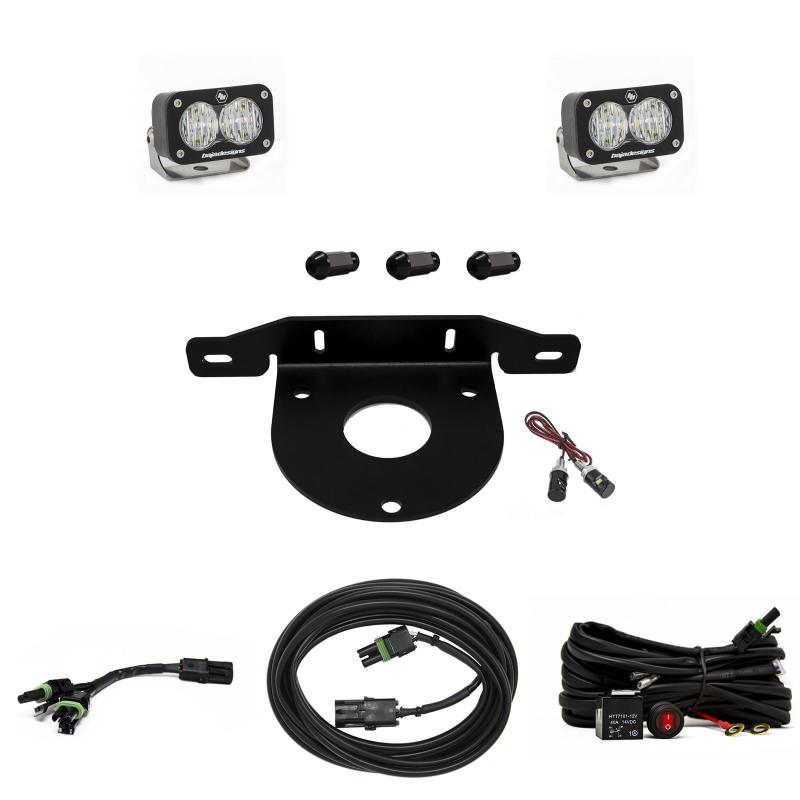 Baja Designs 2021+ Ford Bronco Dual S2 Sport W/C Reverse Kit w/Upfitter Baja Designs