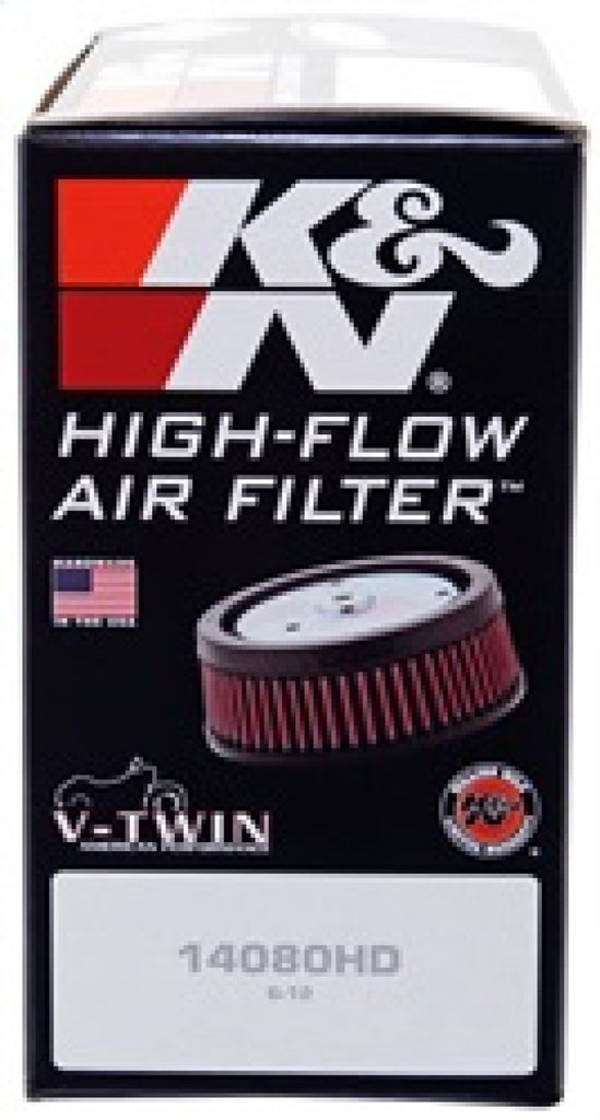 K&N Round Tapered 6.25in Base OD x 5.5in Top OD x 2.125in H Replacement Filter for Harley Davidson K&N Engineering
