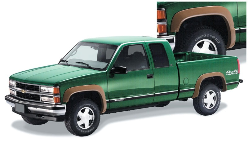 Bushwacker 88-99 Chevy C1500 Extend-A-Fender Style Flares 4pc - Black Bushwacker