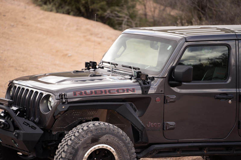 DV8 Offroad 18-22 Jeep Gladiator JT Cowl Light Bar Bracket DV8 Offroad