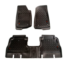 Load image into Gallery viewer, Rugged Ridge Floor Liner Front/Rear Black 2018-2020 Jeep Wrangler JL 4 Dr Rugged Ridge