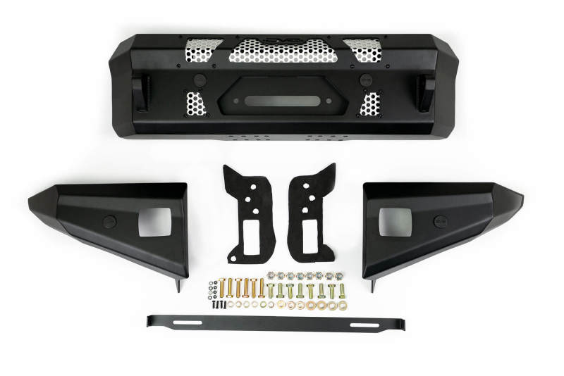 DV8 Offroad 2021+ Ford Bronco Front Bumper Winch Capable w/ Optional Bull Bar/Aux Light Opening DV8 Offroad