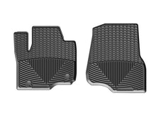 Load image into Gallery viewer, WeatherTech 2017+ Ford F-250/F-350/F-450/F550 (Crew Cab &amp; SuperCab) Front Rubber Mats - Black WeatherTech