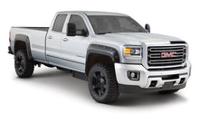 Load image into Gallery viewer, Bushwacker 15-18 GMC Sierra 2500 HD Boss Pocket Style Flares 4pc 78.8/97.6in Bed - Black Bushwacker