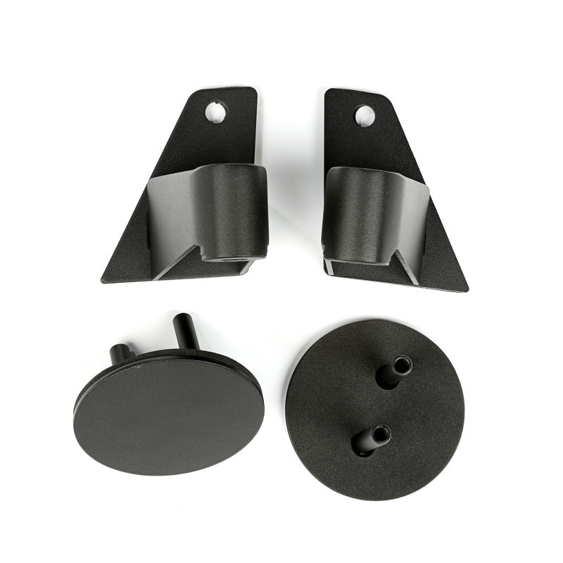 Rugged Ridge 07-18 Jeep Wrangler JK Textured Black Mirror Relocation Brackets Rugged Ridge