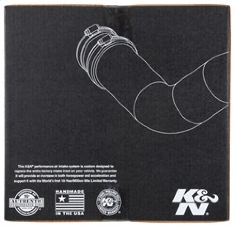 K&N 11-12 Ford Mustang 3.7L V6 Typhoon Cold Air Intake K&N Engineering
