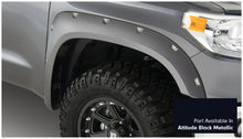 Load image into Gallery viewer, Bushwacker 16-18 Toyota Tundra Fleetside Pocket Style Flares 4pc - Midnight Black Bushwacker
