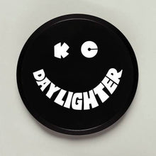 Load image into Gallery viewer, KC HiLiTES 6in. Round Hard Cover for Daylighter/SlimLite/Pro-Sport (Single) - Black w/White Smile KC HiLiTES