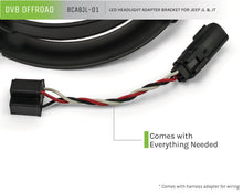 Load image into Gallery viewer, DV8 Offroad 18+ Jeep JL/Gladiator TJ / 7in Headlights Adapter Kit DV8 Offroad